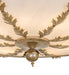 Meyda Tiffany - 272688 - Eight Light Semi-Flushmount - Hoja - Champagne Metallic