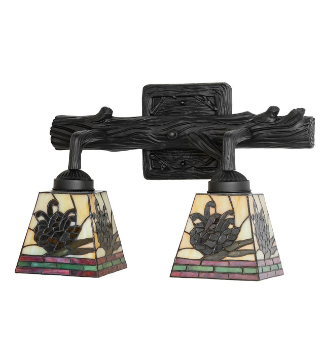 Meyda Tiffany - 273487 - Two light Wall Sconce - Pinecone