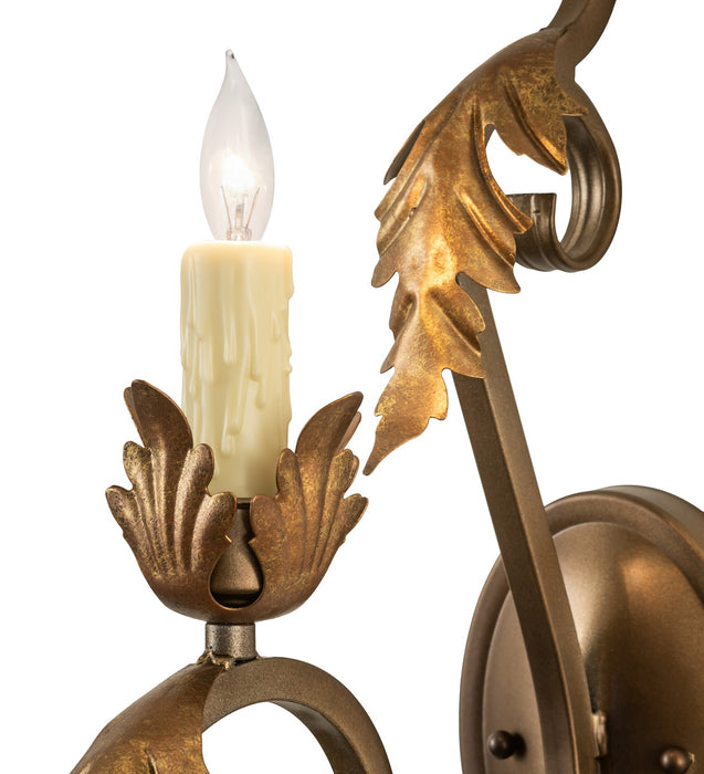 Meyda Tiffany - 273864 - One Light Wall Sconce - Josephine - Black Hills Gold/Aztec Gold