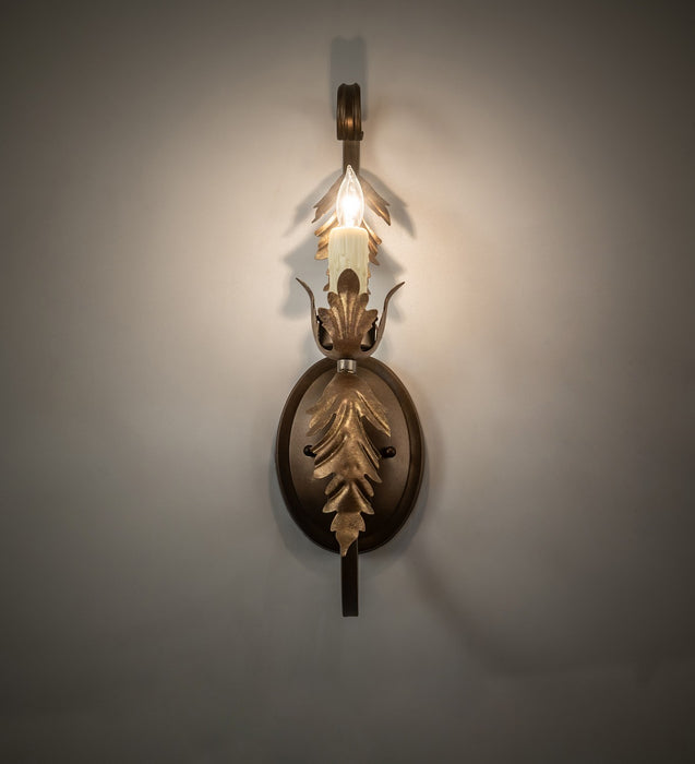 Meyda Tiffany - 273864 - One Light Wall Sconce - Josephine - Black Hills Gold/Aztec Gold