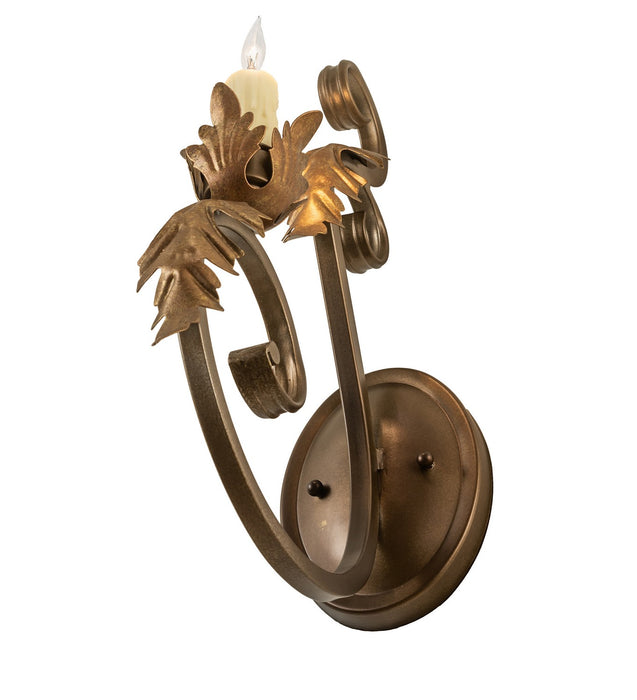 Meyda Tiffany - 273864 - One Light Wall Sconce - Josephine - Black Hills Gold/Aztec Gold