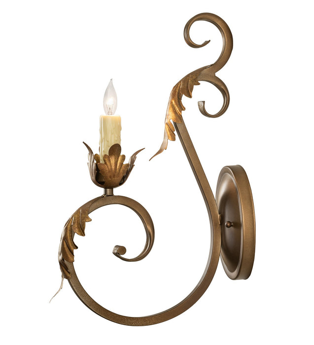 Meyda Tiffany - 273864 - One Light Wall Sconce - Josephine - Black Hills Gold/Aztec Gold