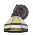 Meyda Tiffany - 274147 - One Light Wall Sconce - Topridge - Mahogany Bronze