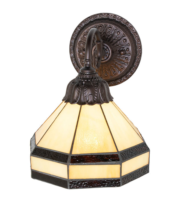 Meyda Tiffany - 274147 - One Light Wall Sconce - Topridge - Mahogany Bronze