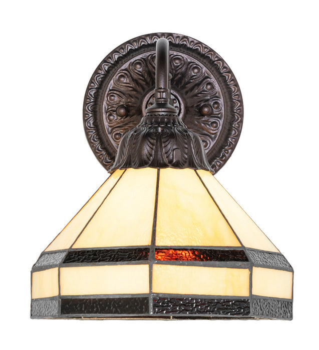 Meyda Tiffany - 274147 - One Light Wall Sconce - Topridge - Mahogany Bronze