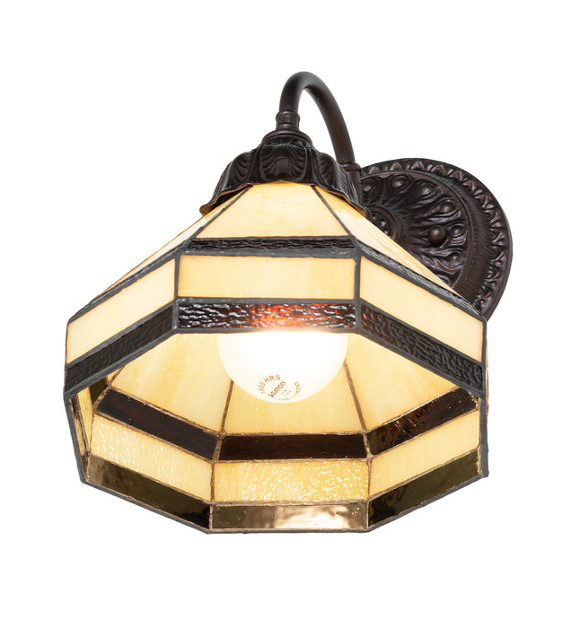 Meyda Tiffany - 274147 - One Light Wall Sconce - Topridge - Mahogany Bronze
