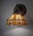 Meyda Tiffany - 274148 - One Light Wall Sconce - Peaches - Mahogany Bronze