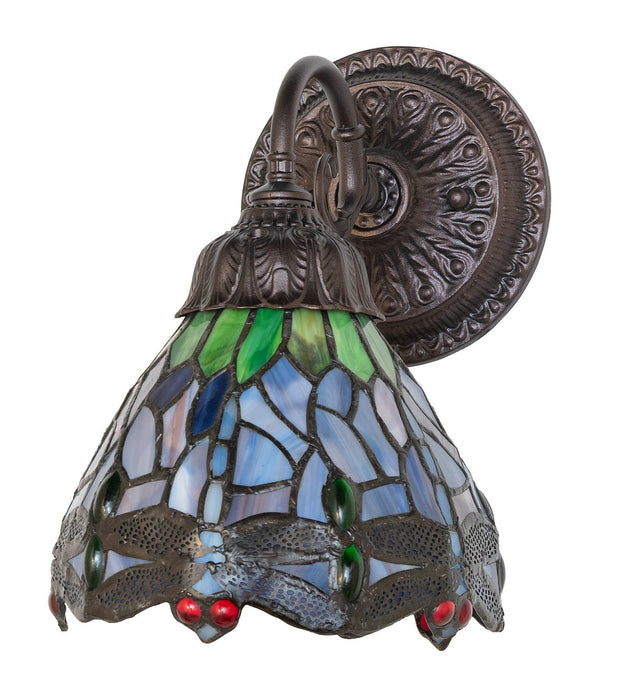 Meyda Tiffany - 274150 - One Light Wall Sconce - Tiffany Hanginghead Dragonfly