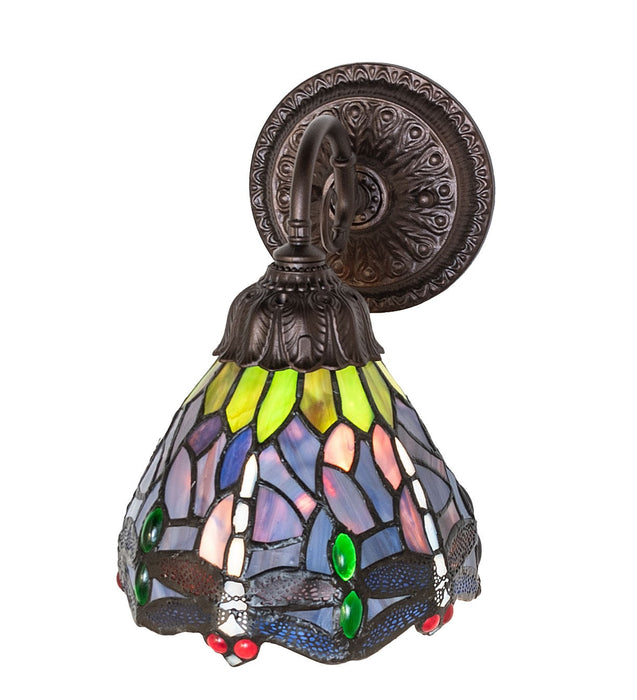 Meyda Tiffany - 274150 - One Light Wall Sconce - Tiffany Hanginghead Dragonfly