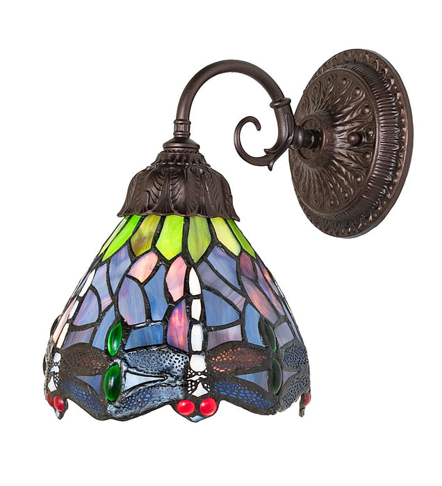 Meyda Tiffany - 274150 - One Light Wall Sconce - Tiffany Hanginghead Dragonfly
