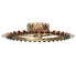 Meyda Tiffany - 274854 - LED Semi-Flushmount - Coyle - Brushed Brass/Goldtastic