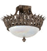 Meyda Tiffany - 275089 - Two light Flushmount - Hampton - Corinth