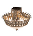 Meyda Tiffany - 275089 - Two light Flushmount - Hampton - Corinth