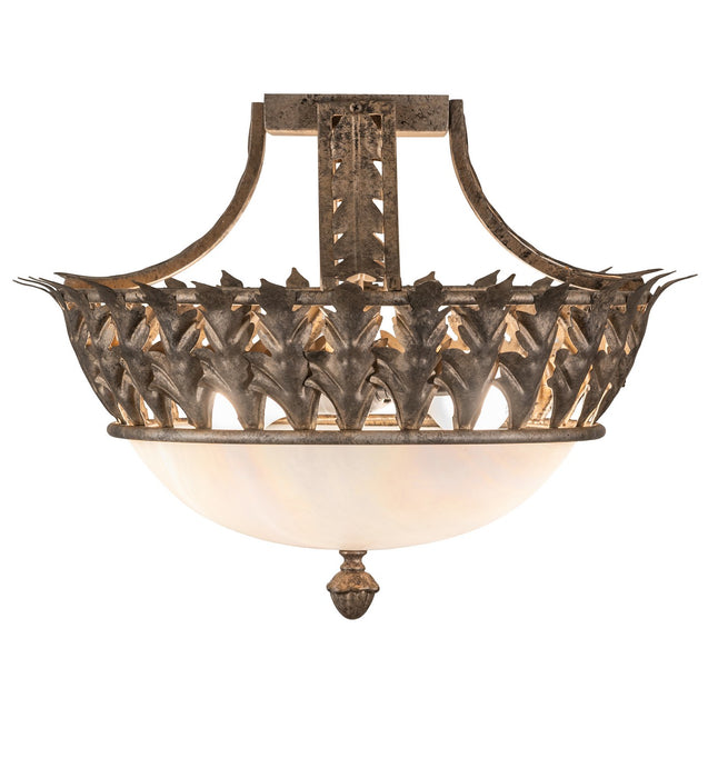 Meyda Tiffany - 275089 - Two light Flushmount - Hampton - Corinth