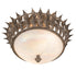 Meyda Tiffany - 275089 - Two light Flushmount - Hampton - Corinth