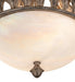 Meyda Tiffany - 275089 - Two light Flushmount - Hampton - Corinth