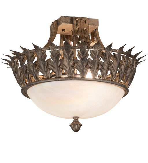 Meyda Tiffany - 275089 - Two light Flushmount - Hampton - Corinth