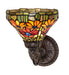 Meyda Tiffany - 275642 - One Light Wall Sconce - Tiffany Poinsettia - Mahogany Bronze