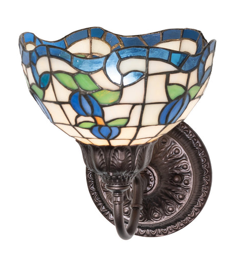 Roseborder One Light Wall Sconce