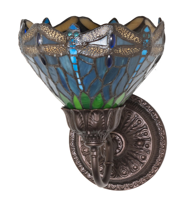 Meyda Tiffany - 275647 - One Light Wall Sconce - Tiffany Dragonfly