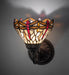 Meyda Tiffany - 275653 - One Light Wall Sconce - Tiffany Hanginghead Dragonfly - Mahogany Bronze