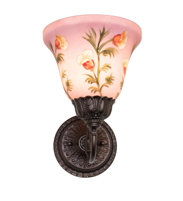 Meyda Tiffany - 275655 - One Light Wall Sconce - Bell Flower - Mahogany Bronze