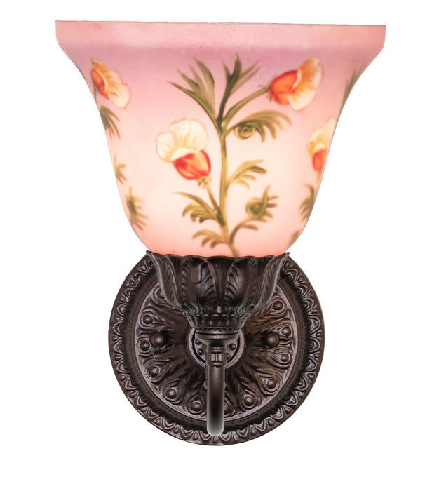Meyda Tiffany - 275655 - One Light Wall Sconce - Bell Flower - Mahogany Bronze