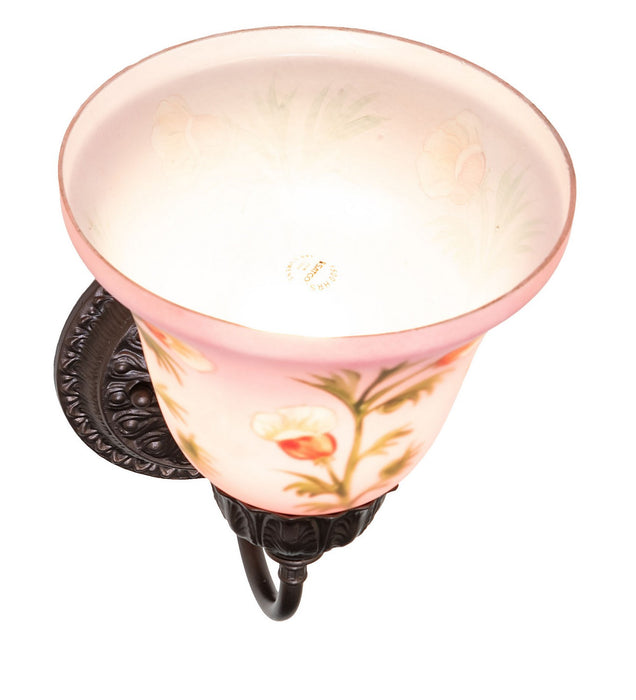 Meyda Tiffany - 275655 - One Light Wall Sconce - Bell Flower - Mahogany Bronze