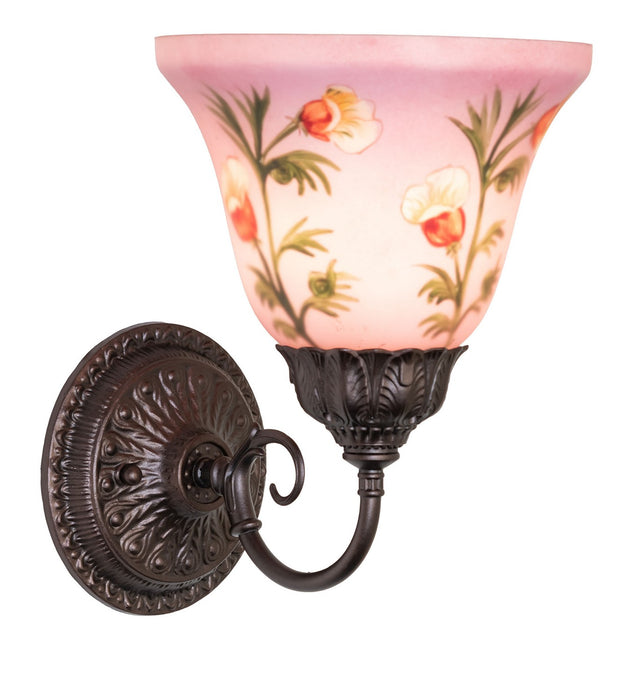 Meyda Tiffany - 275655 - One Light Wall Sconce - Bell Flower - Mahogany Bronze