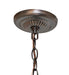 Meyda Tiffany - 275927 - One Light Pendant - Tulip - Craftsman Brown,Mahogany Bronze