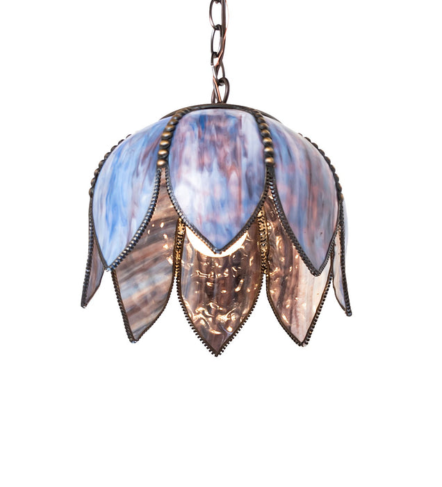 Meyda Tiffany - 275927 - One Light Pendant - Tulip - Craftsman Brown,Mahogany Bronze