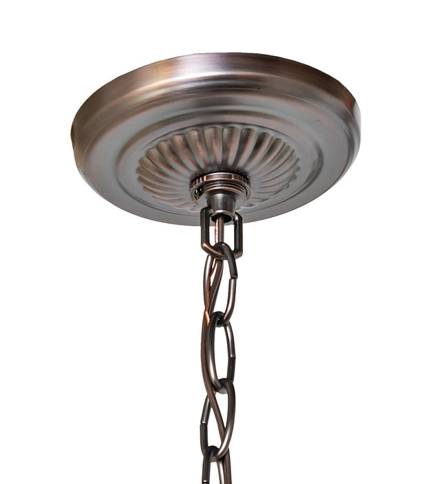 Meyda Tiffany - 275928 - One Light Pendant - Tulip - Craftsman Brown,Mahogany Bronze
