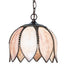 Meyda Tiffany - 275928 - One Light Pendant - Tulip - Craftsman Brown,Mahogany Bronze