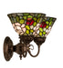 Meyda Tiffany - 31121 - Two Light Wall Sconce - Tiffany Rosebush - Mahogany Bronze