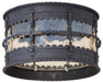 Minka-Lavery - 8889-A39 - Three Light Flush Mount - Mallorca - Spanish Iron