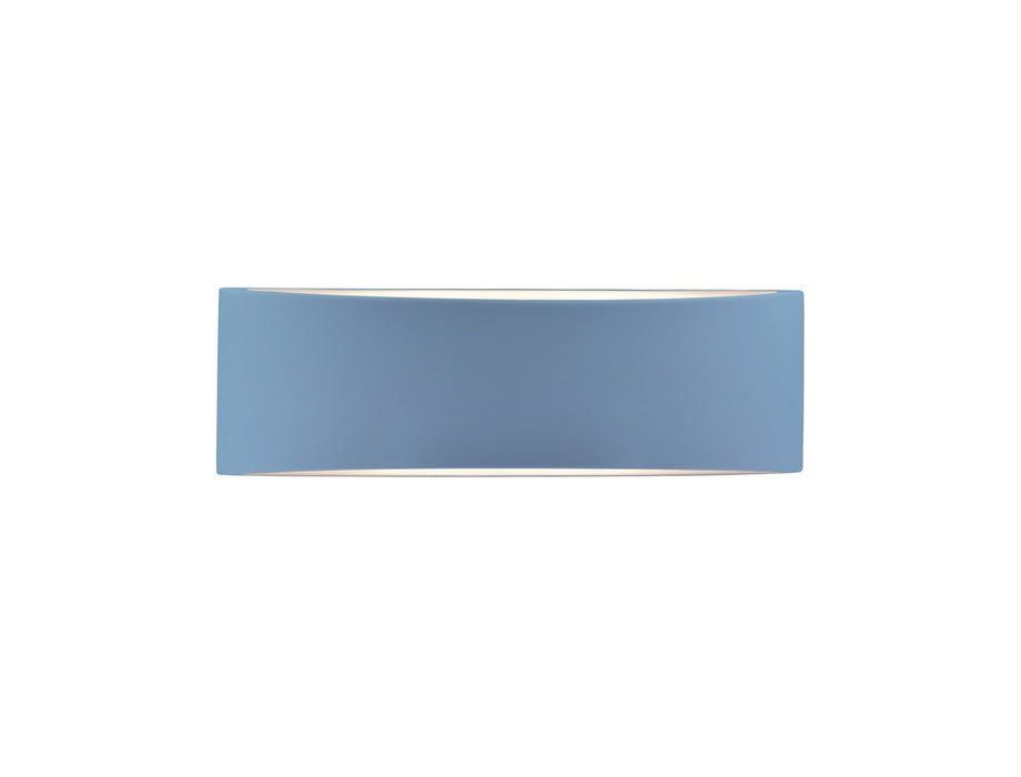 Justice Designs - CER-5767-SKBL - Two Light Wall Sconce - Ambiance - Sky Blue