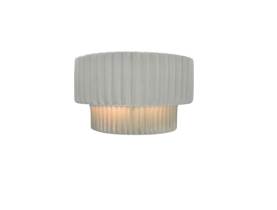 Justice Designs - CER-5780-BIS - One Light Wall Sconce - Ambiance - Bisque