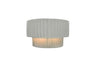 Justice Designs - CER-5780-BIS - One Light Wall Sconce - Ambiance - Bisque