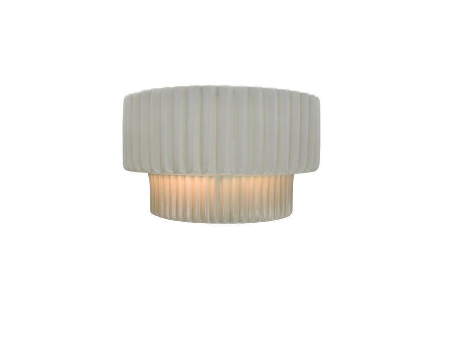 Justice Designs - CER-5780-MAT - One Light Wall Sconce - Ambiance - Matte White