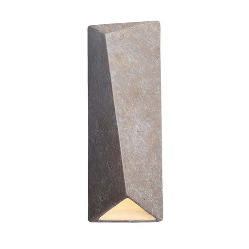 Justice Designs - CER-5897W-TRAM - LED Wall Sconce - Ambiance - Mocha Travertine