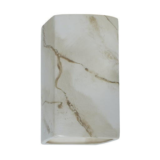 Justice Designs - CER-5910W-STOC - Wall Sconce - Ambiance - Carrara Marble