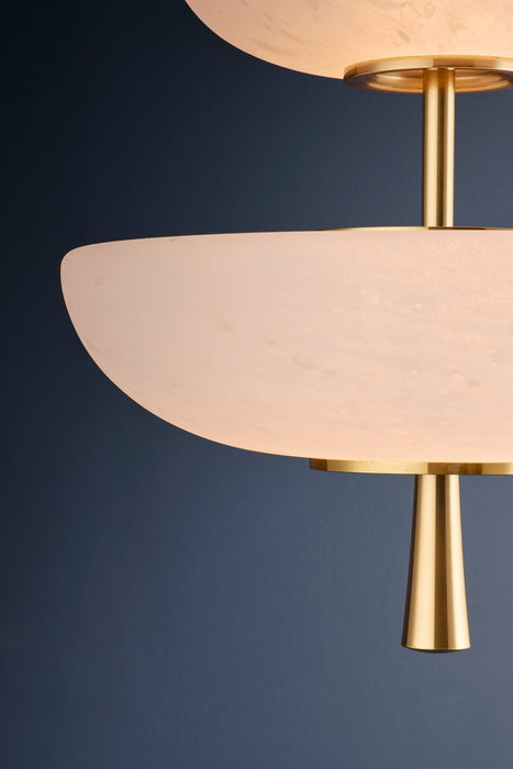 Hudson Valley - 7702-AGB - LED Pendant - Mapledale - Aged Brass