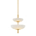 Hudson Valley - 7702-AGB - LED Pendant - Mapledale - Aged Brass