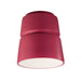 Justice Designs - CER-6150-CRSE - One Light Flush-Mount - Radiance - Cerise