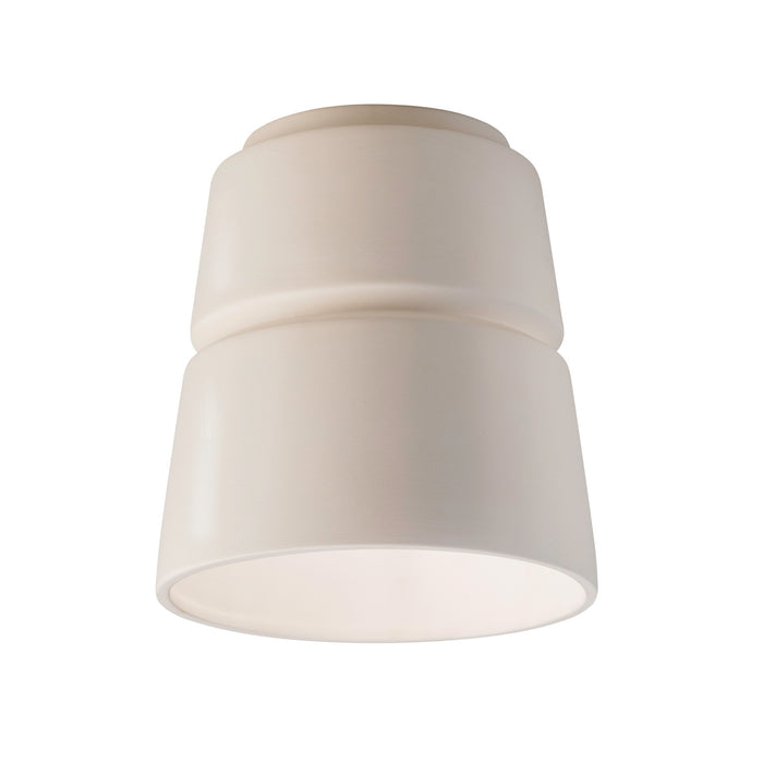 Justice Designs - CER-6150-MAT - One Light Flush-Mount - Radiance - Matte White