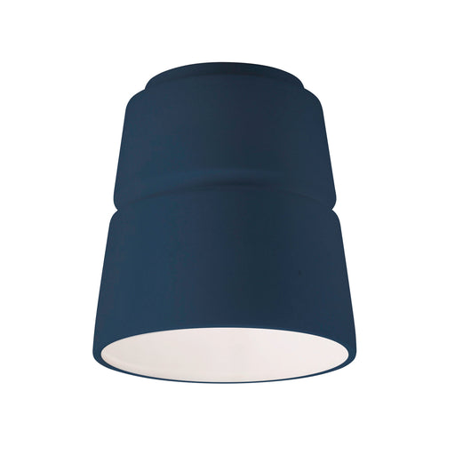 Justice Designs - CER-6150-MID - One Light Flush-Mount - Radiance - Midnight Sky