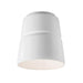 Justice Designs - CER-6150-WHT - One Light Flush-Mount - Radiance - Gloss White