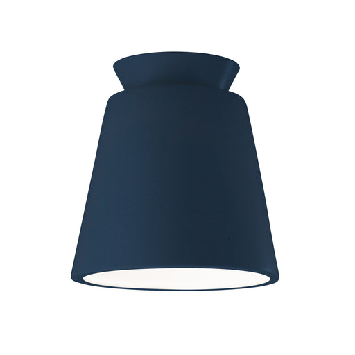 Justice Designs - CER-6170-MID - One Light Flush-Mount - Radiance - Midnight Sky