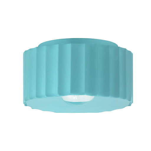 Justice Designs - CER-6185-RFPL - One Light Flush-Mount - Radiance - Reflecting Pool