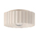 Justice Designs - CER-6187-MAT - One Light Flush-Mount - Radiance - Matte White